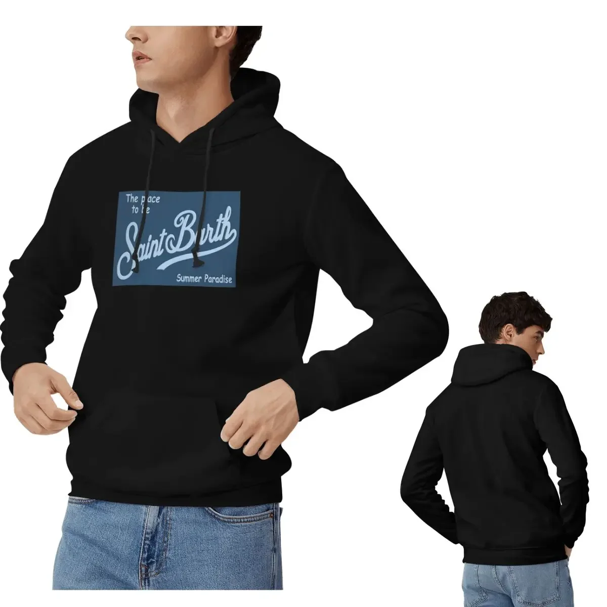 

Saint Barth Hoodies Men Women Casual Pullover Sweatshirt Hip Hop Long Sleeve Streetwear Autumn Winter