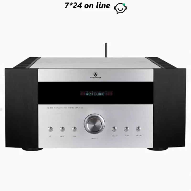 Winner AD-99D HiFi Power Amplifier Class A Tweeter Woofer Adjustment With Bluetooth USB-Audio I2S ARC U Disk/TF Card APP Control