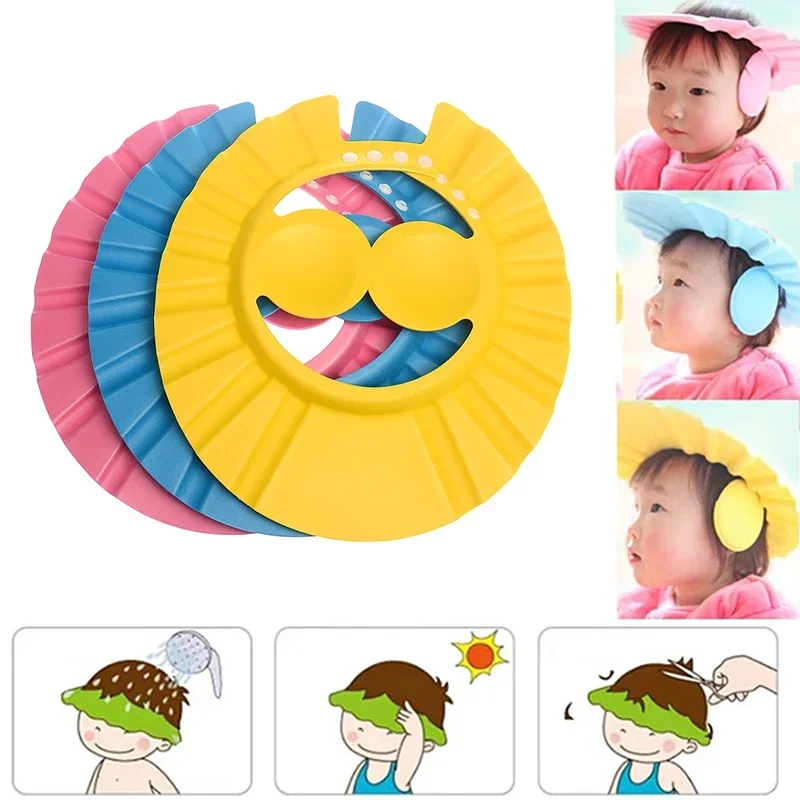 

EVA Baby Shower Bathing Baby Bath for Head Visor for Washing Hair Adjustable Safe Shampoo Shower Bathing for Protection