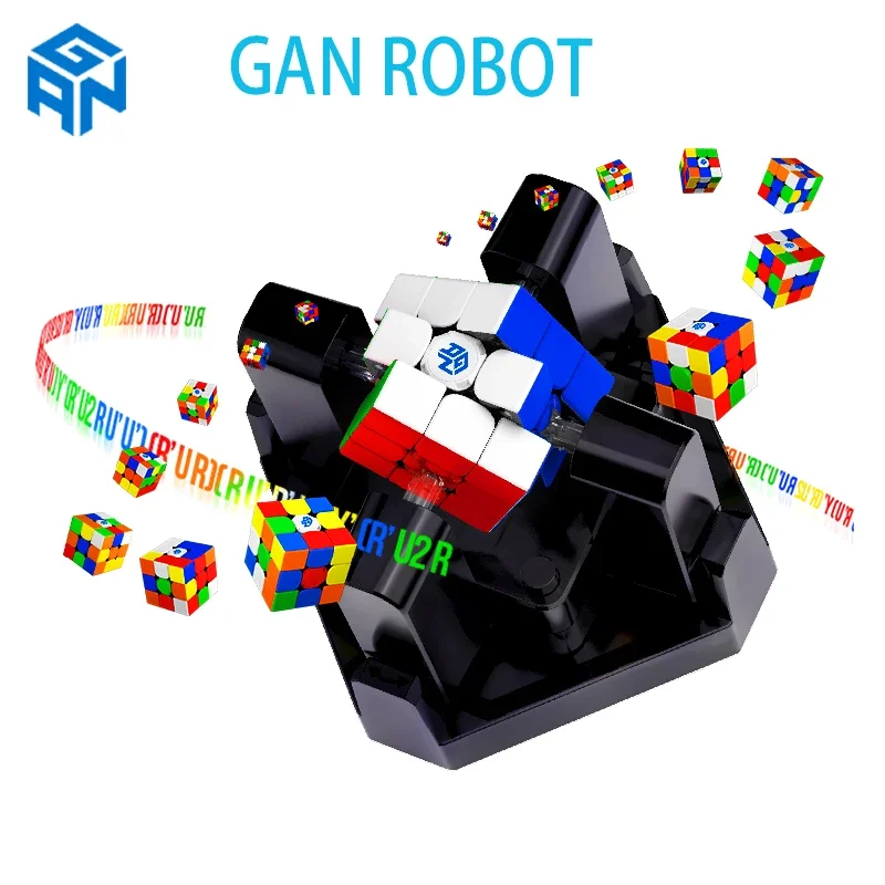 GAN Robot menggunakan untuk 3x3 kecepatan kubus ajaib GAN I3 3x3x3 magnetik Online GAN Icarry kompetisi Puzzle Gan Robot dengan kubus pintar