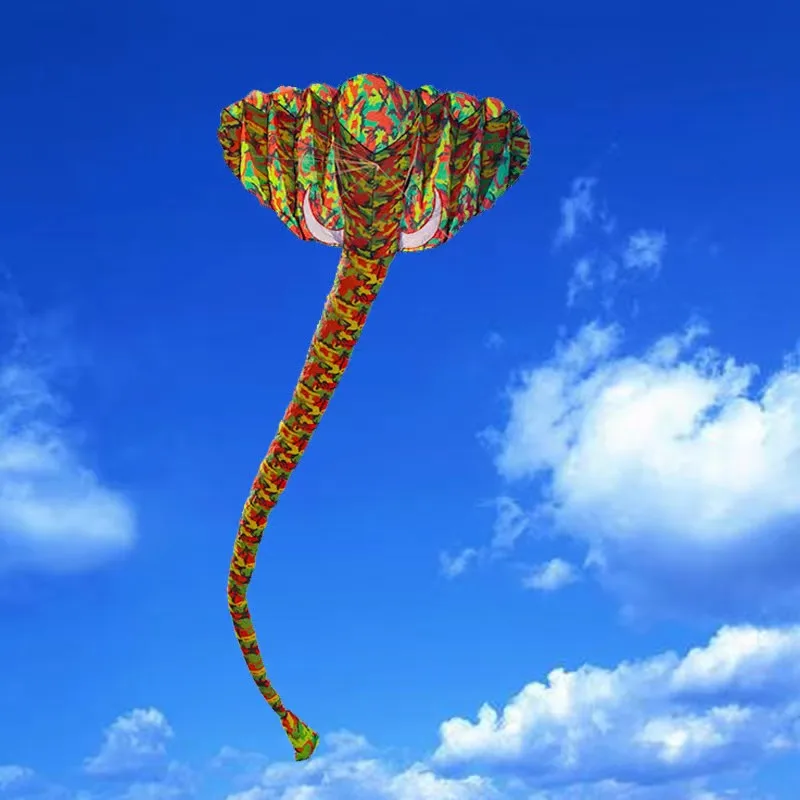 Kostenloser Versand Elefant Drachen Flugs pielzeug für Kinder Wind Drachen bunte fliegende Drachen aufblasbare Drachen Outdoor-Spielzeug Paragliding Jouer