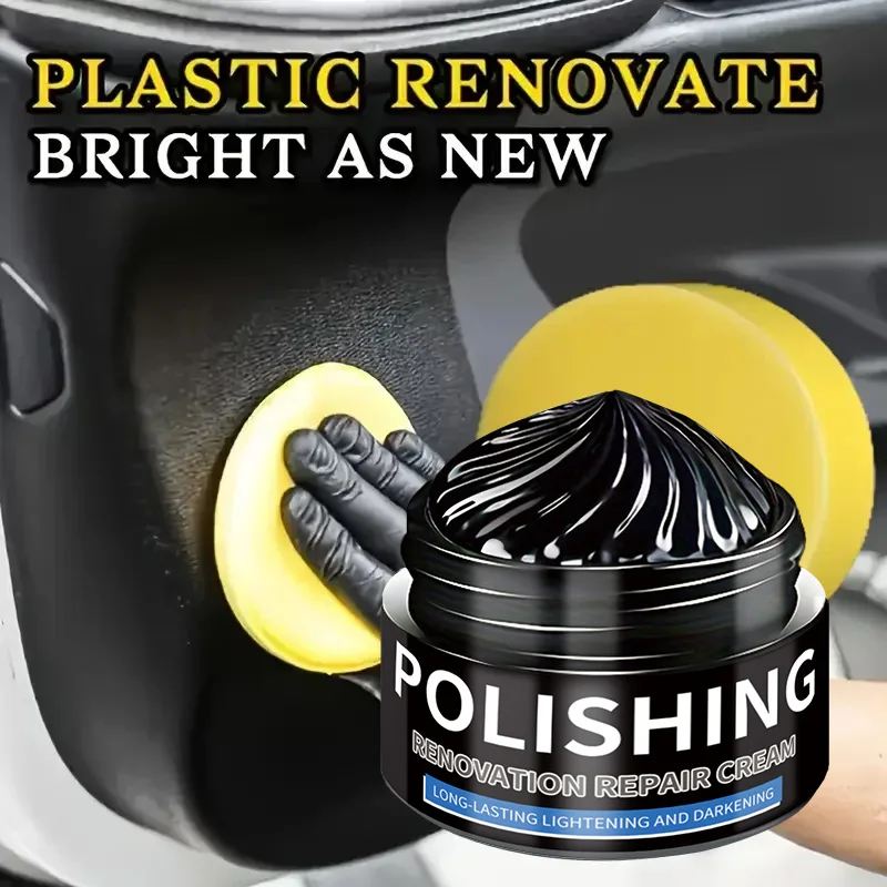 

Крем для быстрого восстановления 80 г — водонепроницаемый восстанавливающий крем для приборной панели, сидений, резиновой планки и шин — восстановление старения, отбеливания