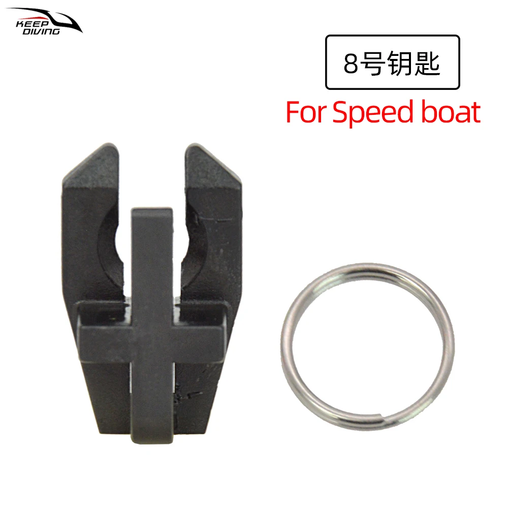 1 stks Kill Switch Sleutel Met Sleutelhanger Voor Buitenboordmotor Kill Switch Lanyard Yamaha Tohatsu Suzuki Mercury Emergency Stop