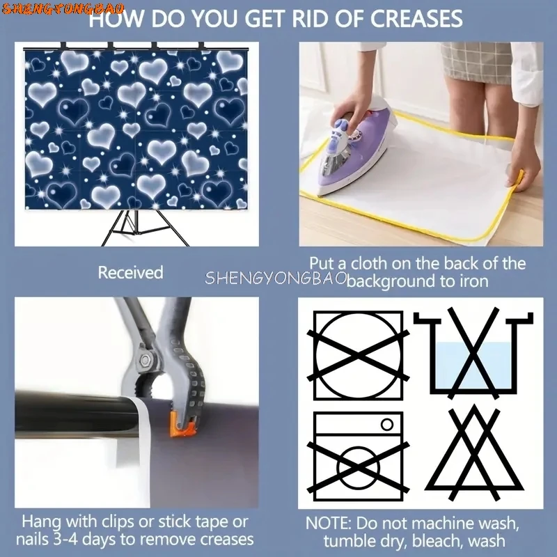 SHENGYONGBAO Christmas Day Photography Backdrops White Snow Scenery Pine Mountain Winter Photo Studio Background Props QS-72