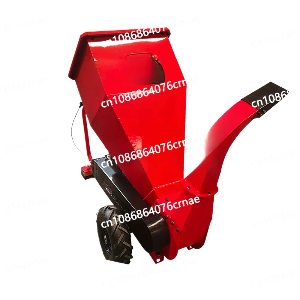 Hand Push Garden Branch Weed Crusher Gasoline Crawler Shredders Orchard Pruning  Branch Feed Crushing Machine Hand Start