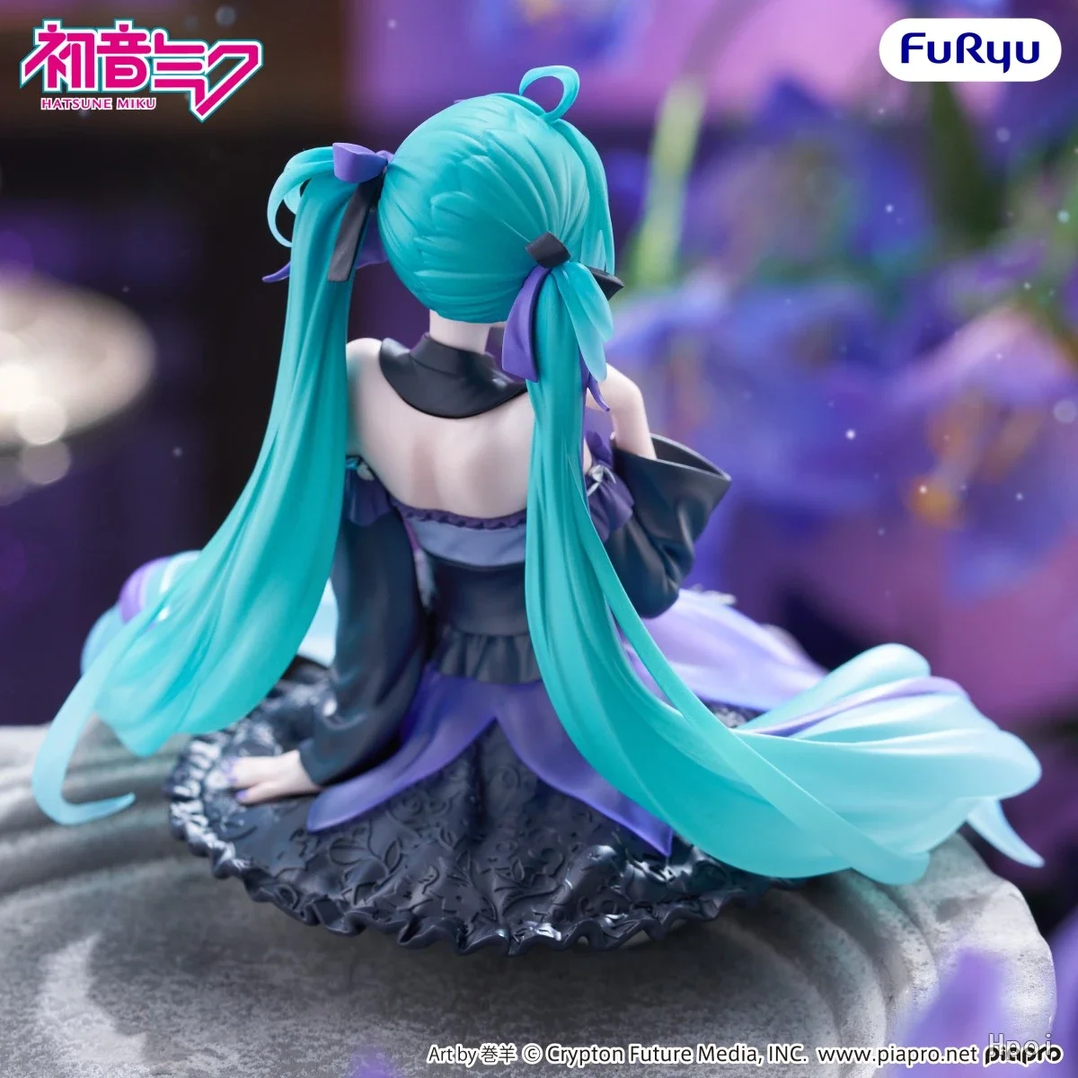 【先行販売】フリュー-ヌードルストッパーフィギュア-ピアプロ-初音ミク-花の妖精-キキョウ-花飾り-ギフト