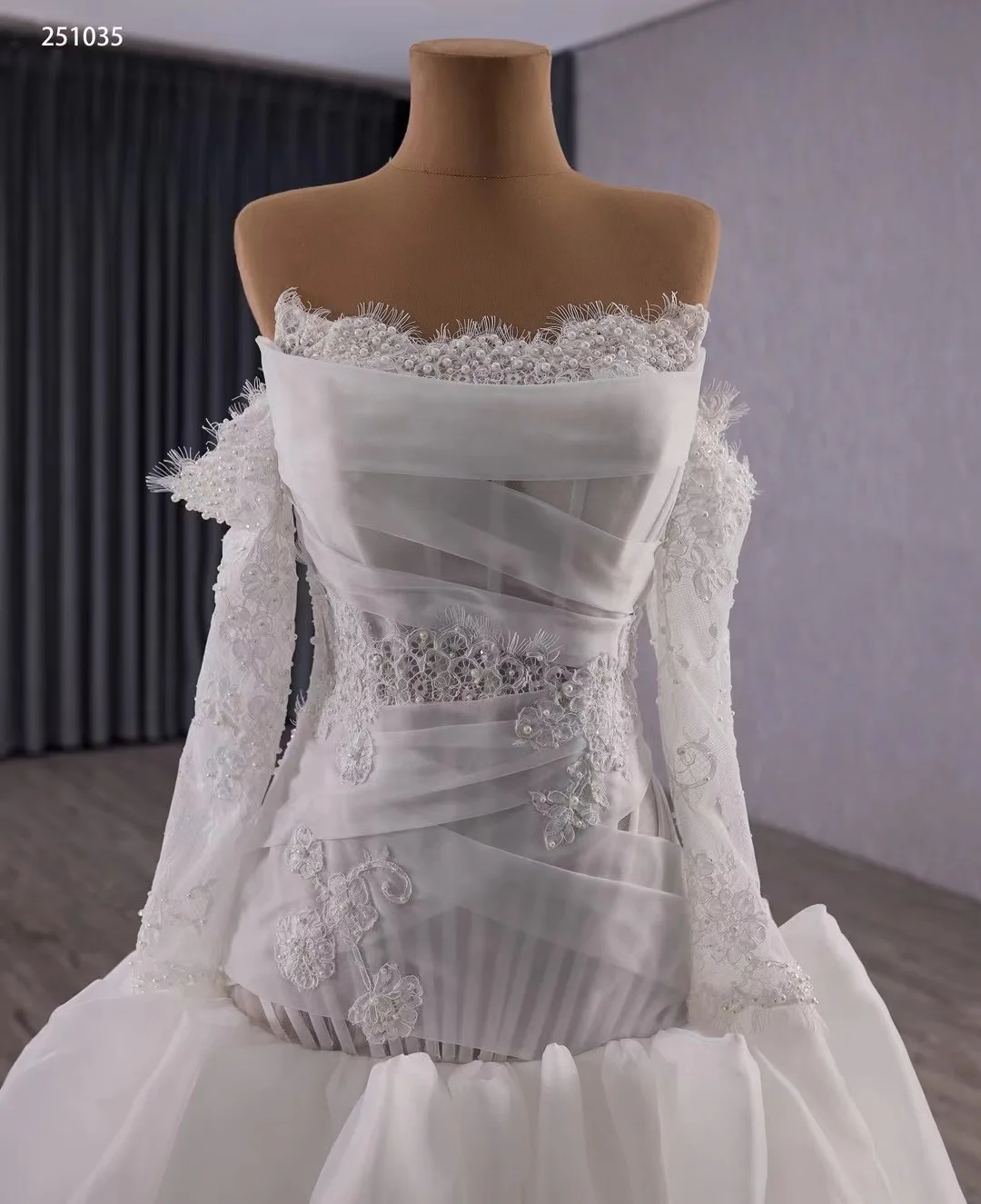 Kisswhite RSM Collection Customized Real Work Ruffles Mermaid Bridal Dresses