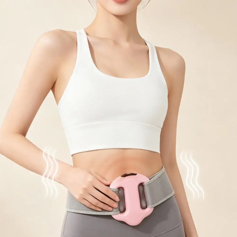 Portable Vibration Dual-Ring Fascia Massager with Belt, Fat Loss, Body Slimming, Fat-Burning, Muscle Relief and Relaxation view 2
