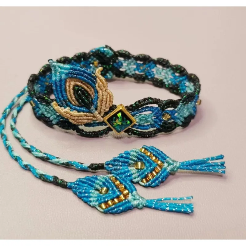 Aventurine Game-Themed Impression-Style Character-Themed Versatile Hand-knotted Bracelet Pendant Gift Collectibles