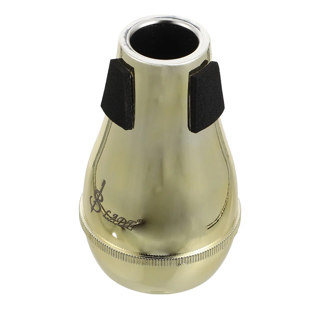 

Horn Trombone Mute Instrument Musical Muffler for Bracket 132X8X48CM Dampener Golden