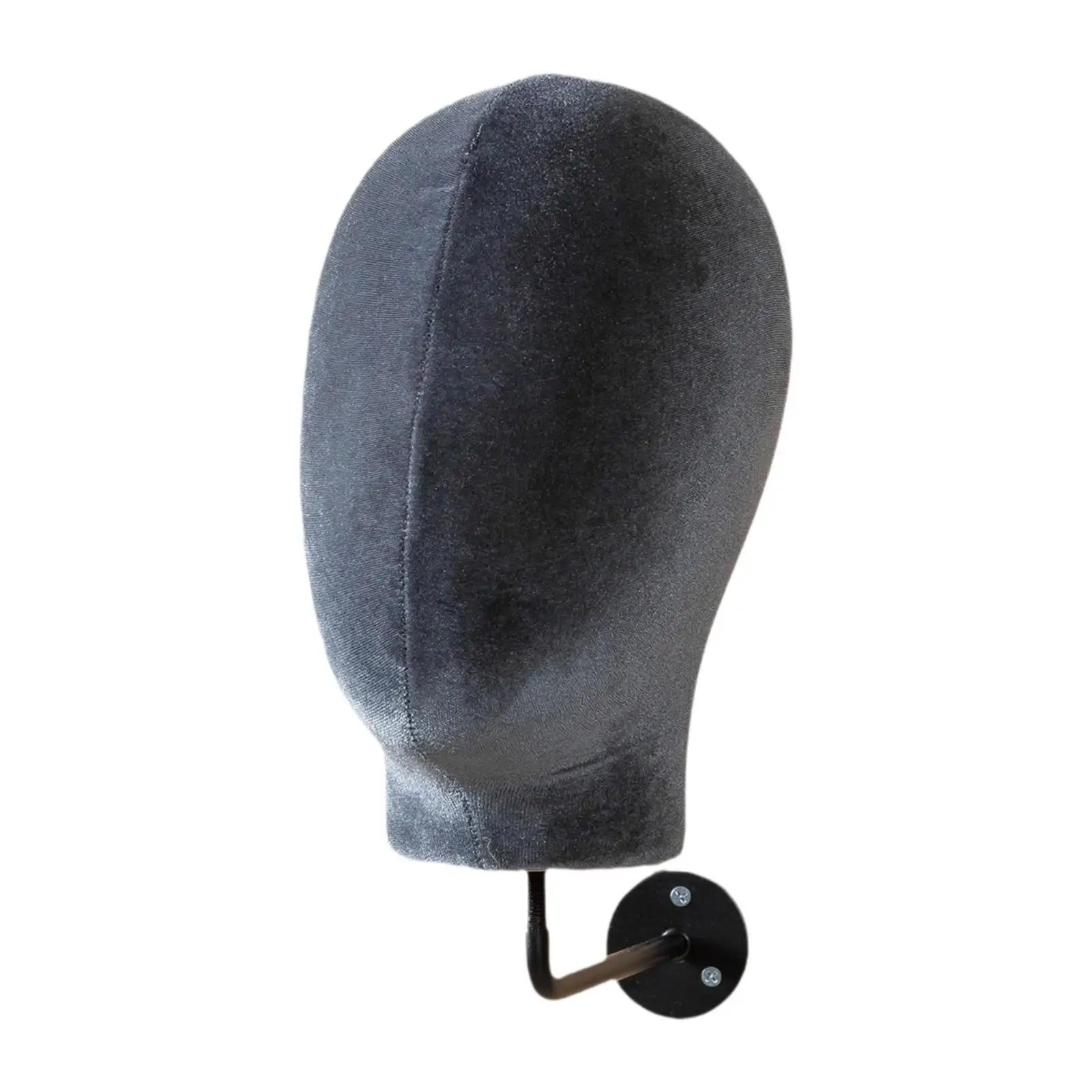 

Mannequin Head Model Wall Mounted Wall Hat Rack for Shopping Mall Barbershop