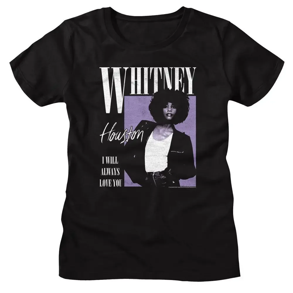 

Ladies Whitney Houston Always Love You Music Shirt