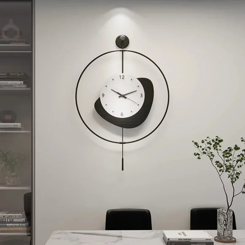 

Minimalist Trendy Wall Clock Modern Elegant Stylish Nordic Wall Decoration Unique Aesthetic Orologio Da Parete Home Furniture