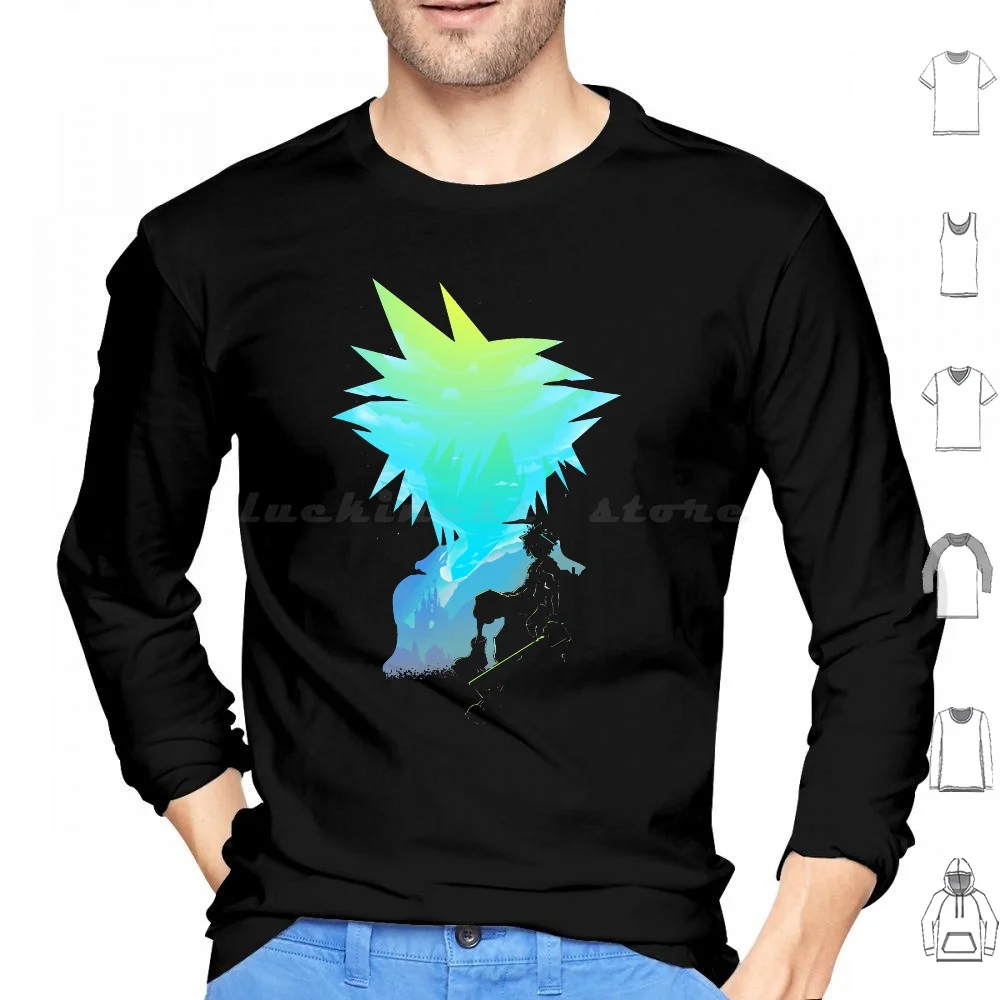 The Key Hoodie cotton Long Sleeve Final Fantasy Kingdom Hearts Kingdom Hearts Sora Riku Kairi Cloud Sephiroth Roxas Axel Lea