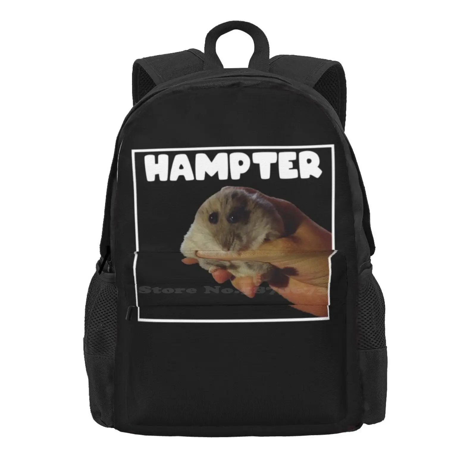 Hampter Meme Hamster Hot Sale Schoolbag Backpack Fashion Bags Hampter Meme Hamster Rodents Funny Memes Top Memes Best Memes