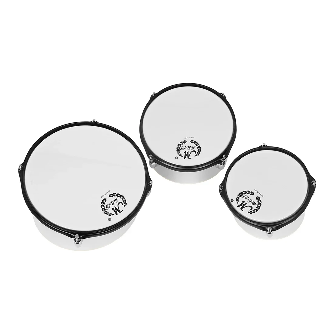 M MBAT فضي مسيرة الثلاثي طبل الفرقة طبلة متعددة الألحان الرف الخلفي طبل ثلاثي مارس إلى المهنية زحف طبلة Dand #5