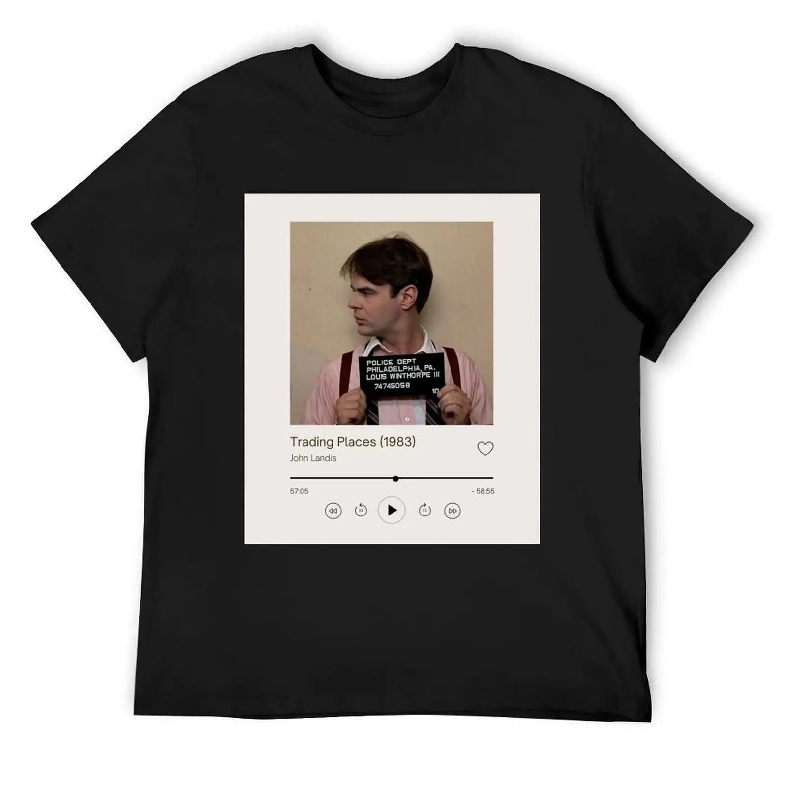 

Trading Places 1983 Movie Poster T-Shirt summer clothes sports fans kawaii clothes mens t shirts pack