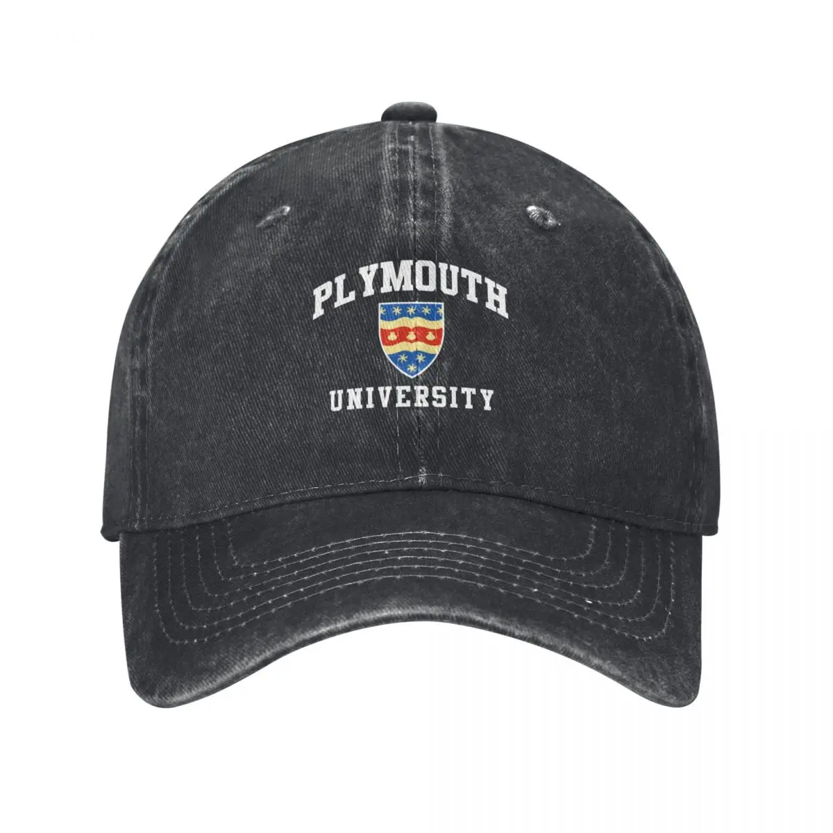 

College of Plymouth Logo England Uk Baseball Cap Golf Hat Man Rugby Hats Woman Men's