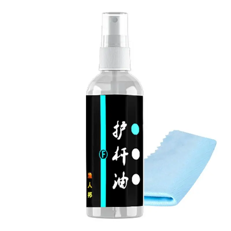 Fishing Rod Oil Spray Stain Prevention Lubricating Rod Cleaner Rust Prevention Spray Lubricant & Erosion Inhibitor Spray For