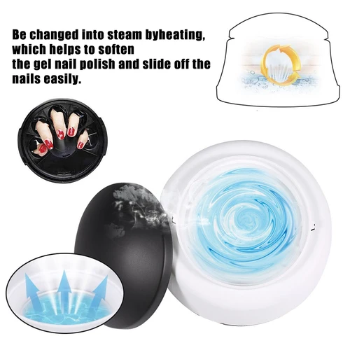 Imagen 2 del producto Removedor de esmalte de uñas de Gel de vapor de 36w, herramientas eléctricas para mejorar las uñas, adecuadas para salones de uñas y el hogar