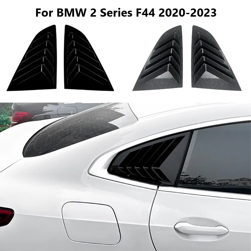 

Жалюзи заднего стекла автомобиля для BMW 2 серии F44 2020-2023, накладка, треугольная затвор, боковое вентиляционное отверстие, комплекты кузова, автомобильные аксессуары
