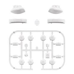 eXtremeRate Full Set Buttons with Tools for NS Switch JoyCon & Switch OLED Joycon - White