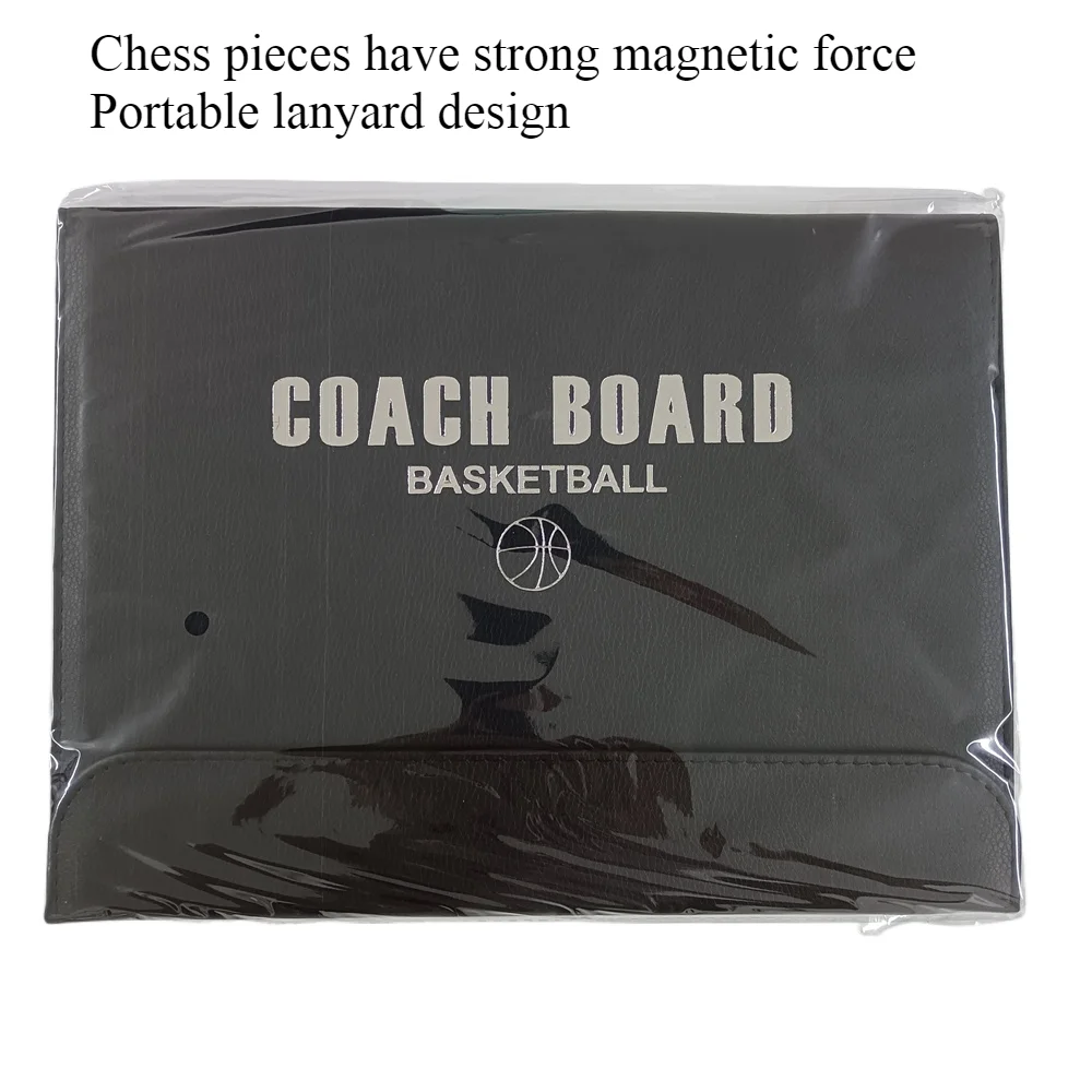 Folding Tactical Basketball Coach Board Magnetic Basketball Tactical Board Portable Competition Game Training Magnet Clipboard