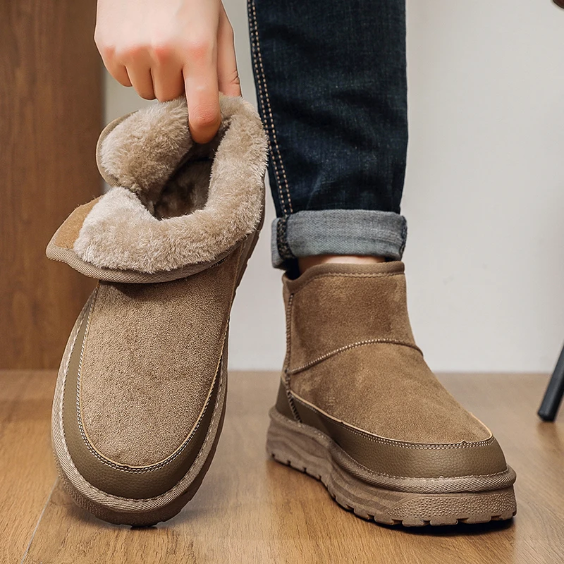 

Ankle Boots Winter High Top Sneakers For Men 2026 New Man Casual Shoes Fashion Anti Slip Outdoor Man's Wear Retro Shoes