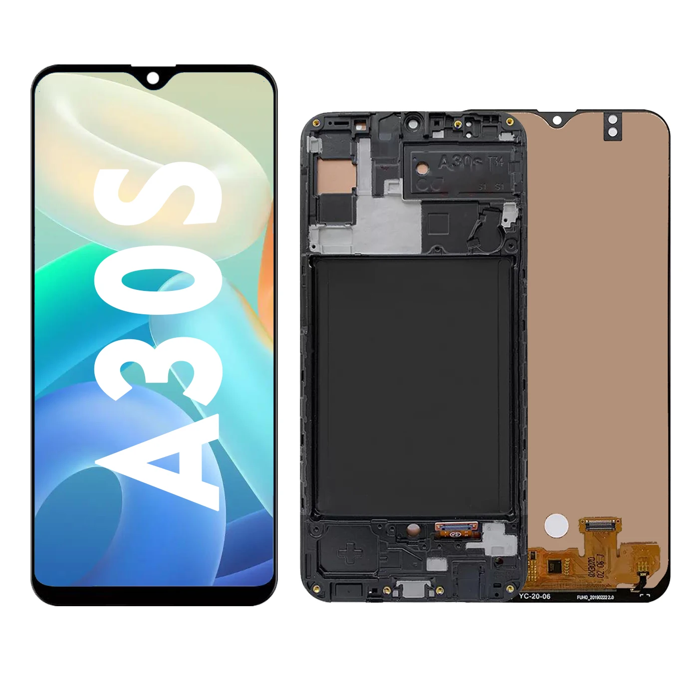 Tested 6.4\'\' Super Amoled For Samsung GALAXY A30S A307 LCD A307FN A307G Display Touch Screen A307F A307GN LCD Digitizer Assembly