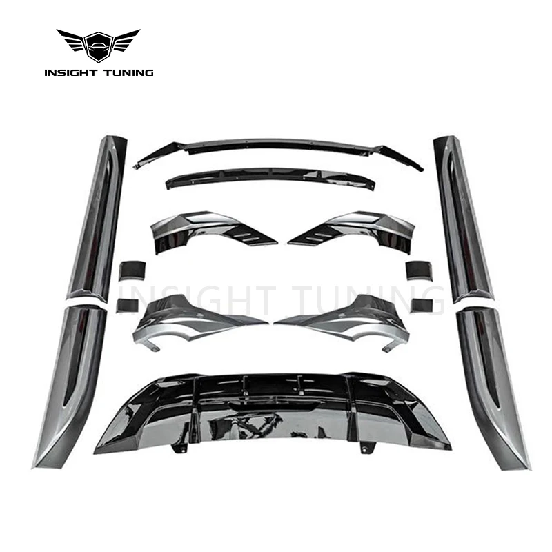 Exterior Auto parts Front lip side skirt rear diffuser SUV upgrade bodykit for BYD Atto 3 Yuan Plus Body kits