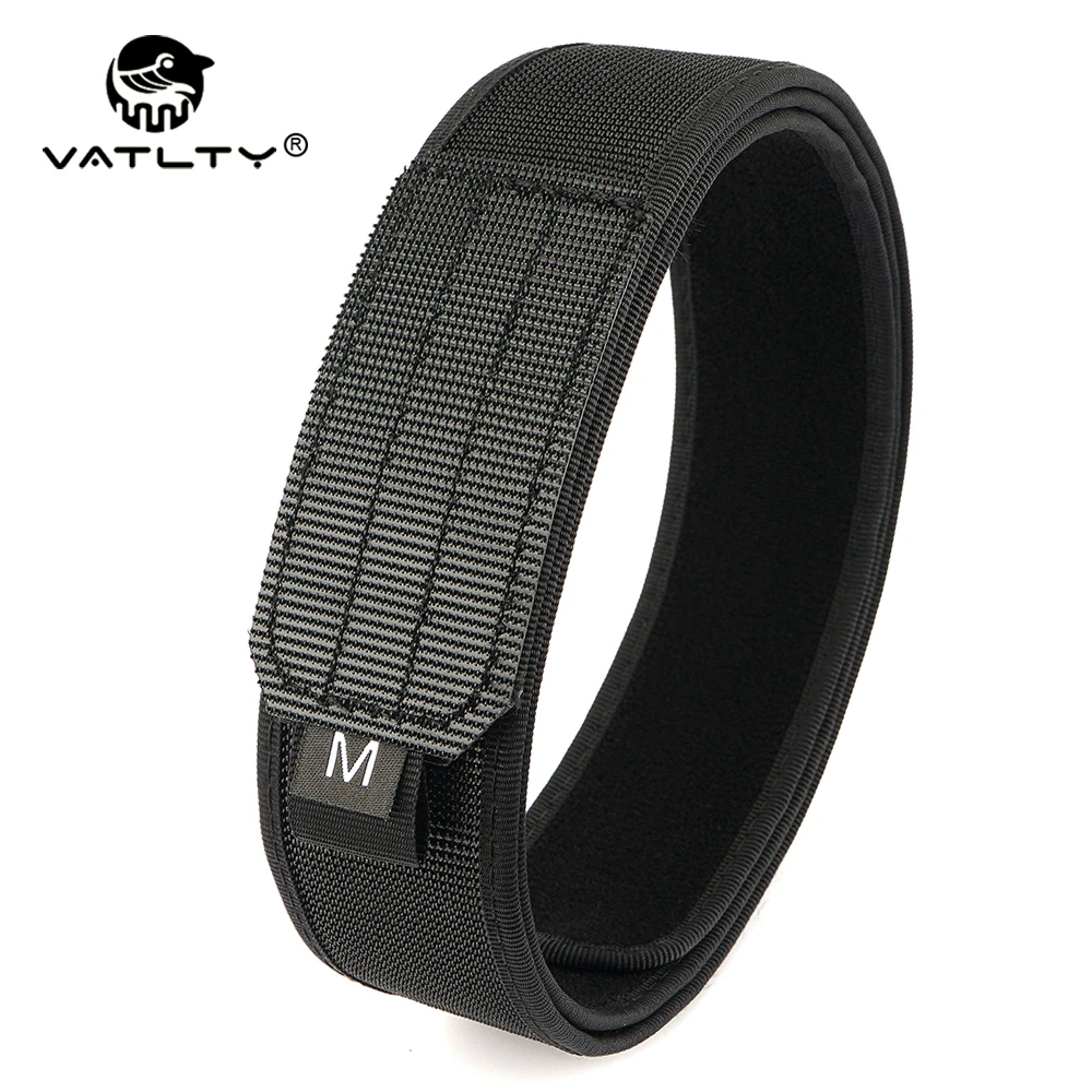 VATLTY Ultra-thin Tactical Inner Belt for Men and Women Soft Genuine Nylon Metal-Free Travel Belt Male Belt Strip Equipment