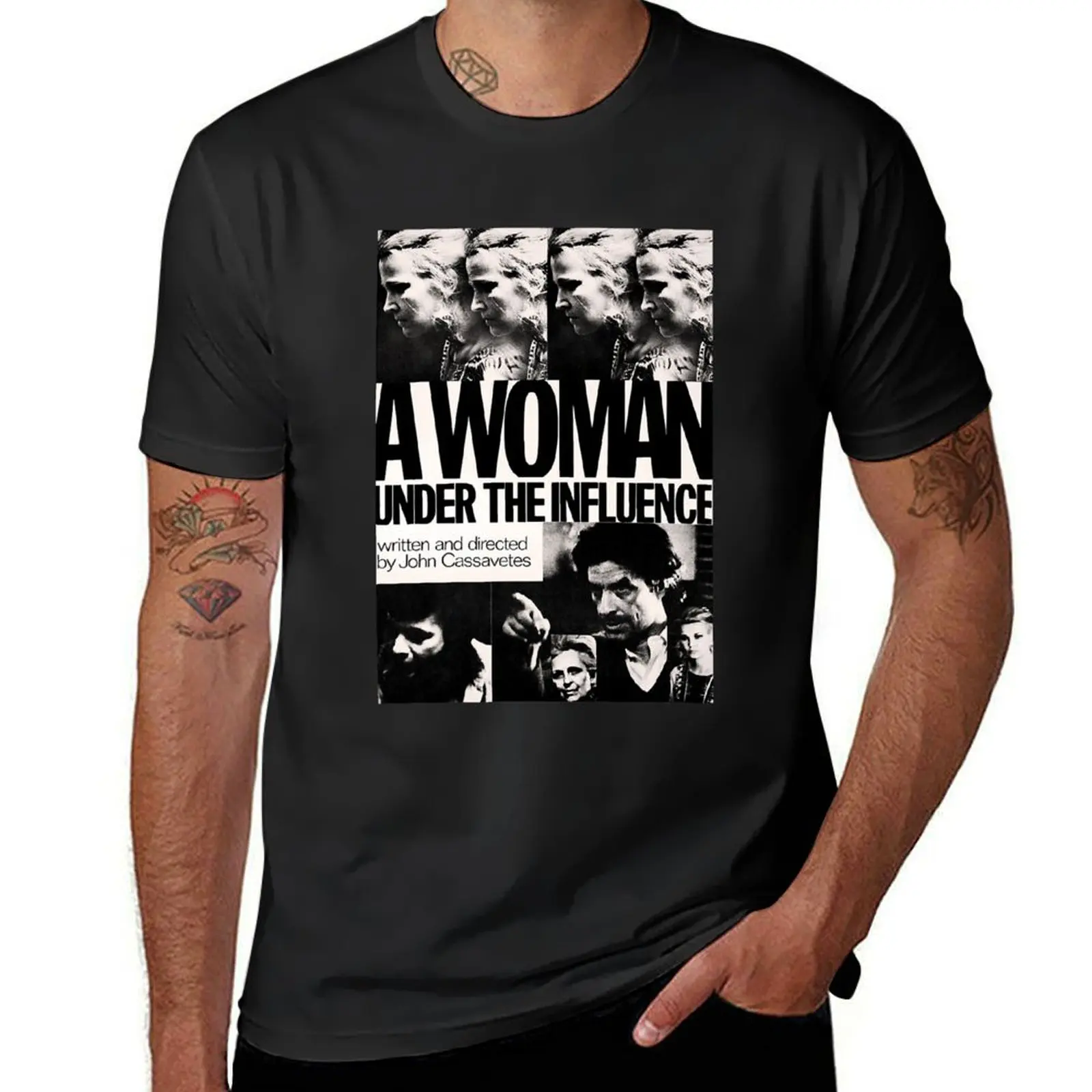 A Woman Under The Influence John Cassavetes Poster T-Shirt Blouse heavyweights men graphic t shirts