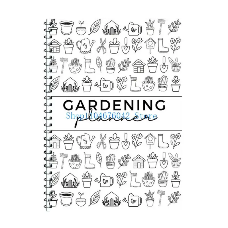 652F Gardening Journal Comprehensive 12-Month Plant Care Trackers Gardening Planning Notebook Horticulture Planning Book