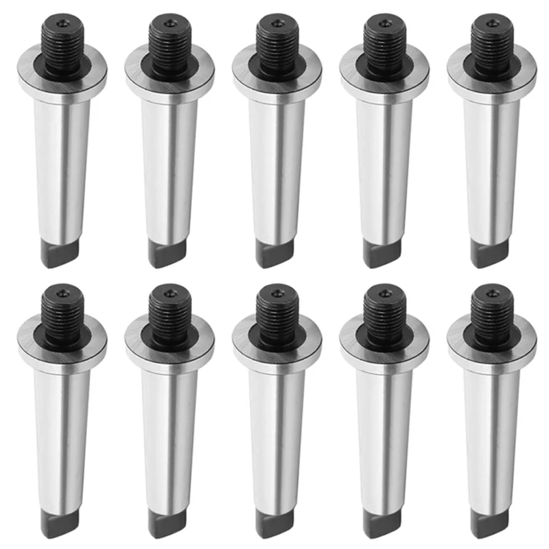 

New Shown-10X 2Mt Shank To 1/2 Inch -20 Threaded Drill Chuck Arbor Hardened Morse Taper Mt2 Adapter