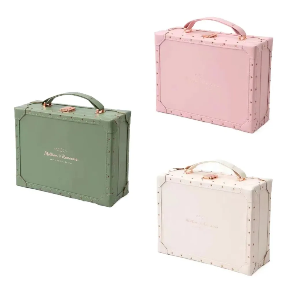 Double Layer Jewelry Packing Box Multi-function PU Leather Earring Storage Case Necklaces Bracelets Headdress Organizer