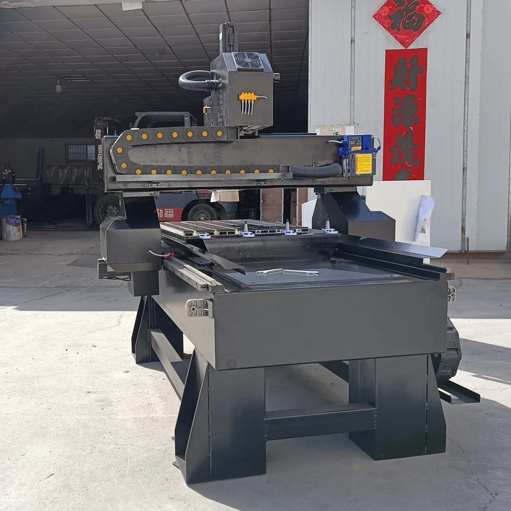 الصين الحديد الزهر 6090 آلة نحت CNC صغيرة 1212 ATC CNC راوتر النقش لطحن الألومنيوم المعدني