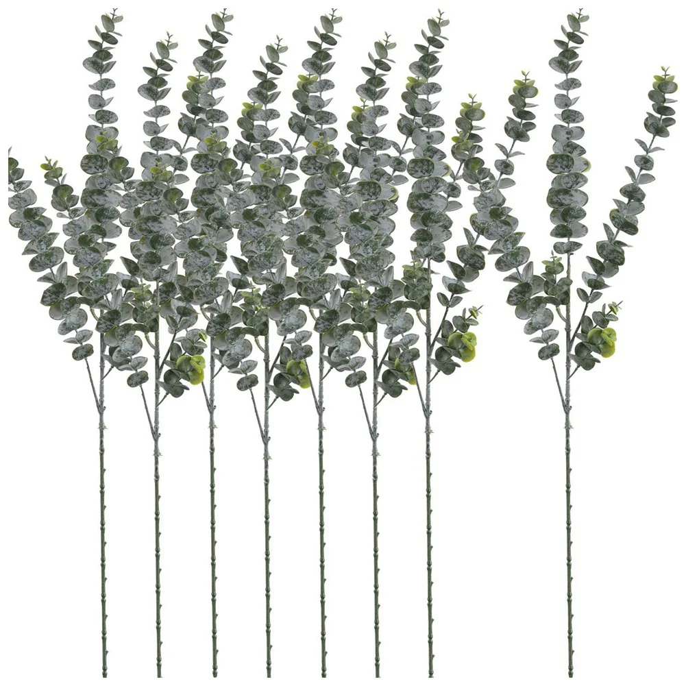 

8Pcs 30Inch Tall Faux Eucalyptus Stems, Artificial Eucalyptus Branches Fake Eucalyptus Plant Stems for Rustic Decor