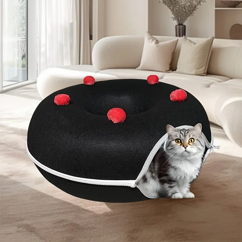 

Cat House Cat Tunnel Bed Cats Interactive Toys Funny Avocado toy Accesorios para gato Toys for cats Bugs Cat toys bundle Bug toy