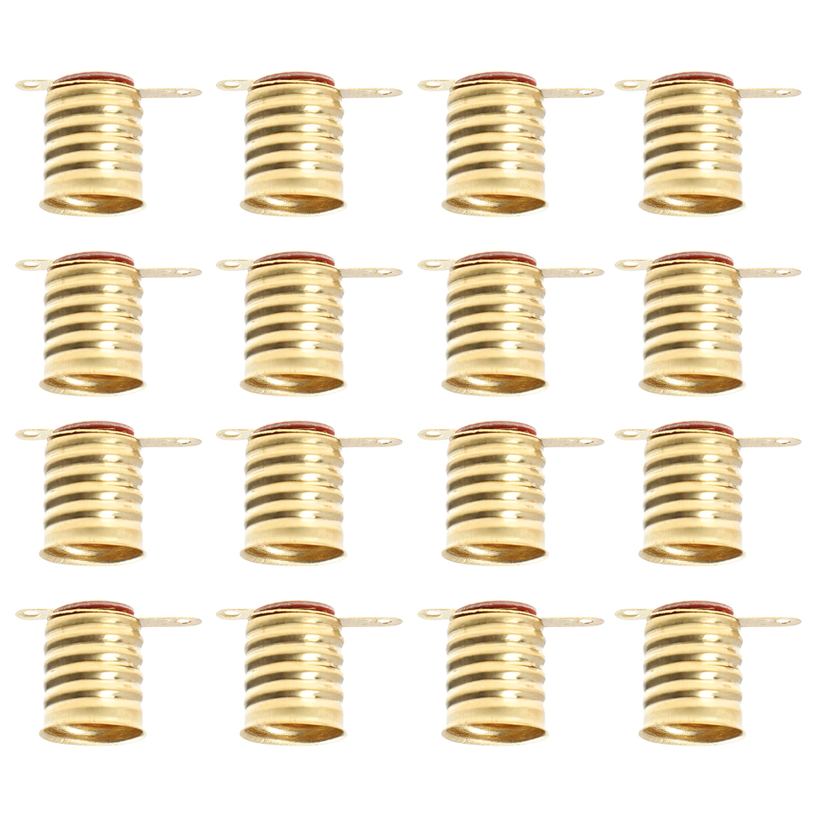 

25 Pcs Lamp Base Mini Bulbs Socket Electrical Test Home Experiment Accessories Small Bronze Physics Lab Tools