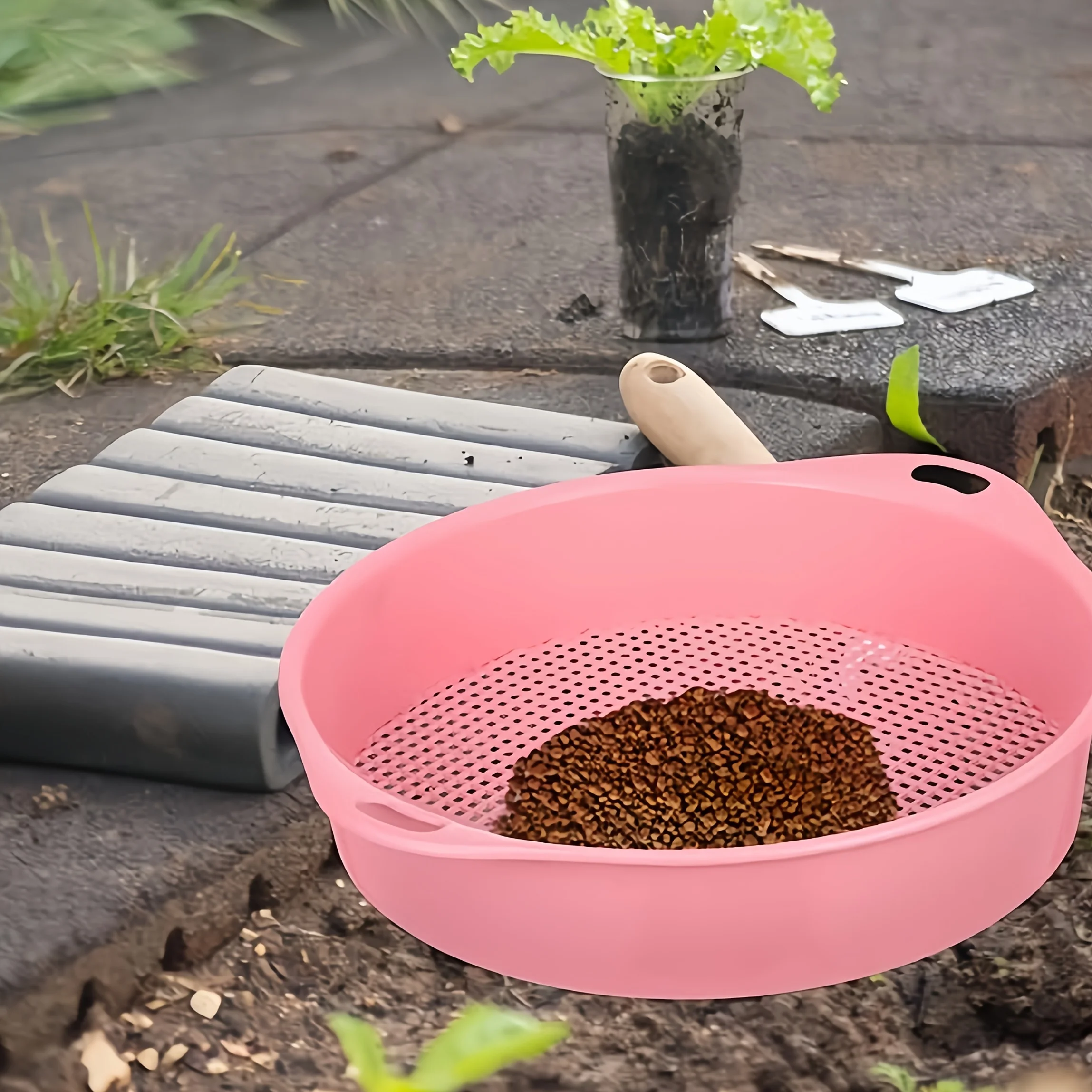 Soil Screening Garden Soil Screening Tool Garden Planting Filter Good Assistant Soil and Stone Filter Tool