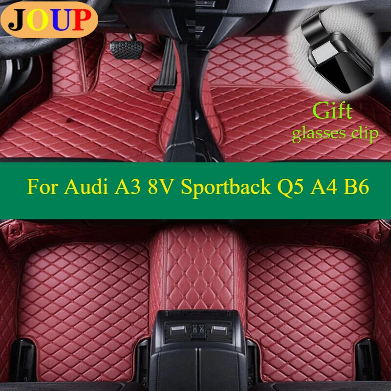 

For Audi A7/A7L- A8/A8L-e-tron A3 Q5 A4 B6 Custom Car Floor Mats Accessories Carpets Covers Left /Right Hand Drive