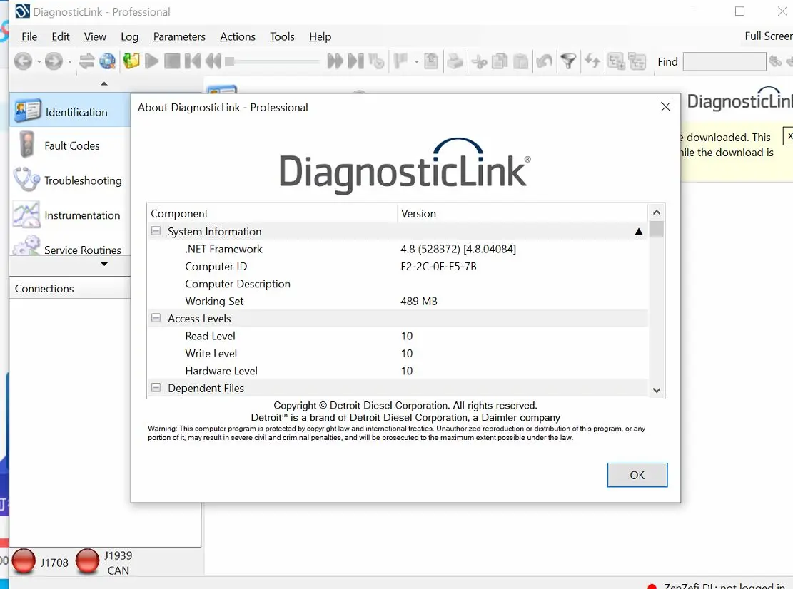 HNKA 2024 Detroit Diesel Diagnostic Link DDDL 8.20 Diagnostic software