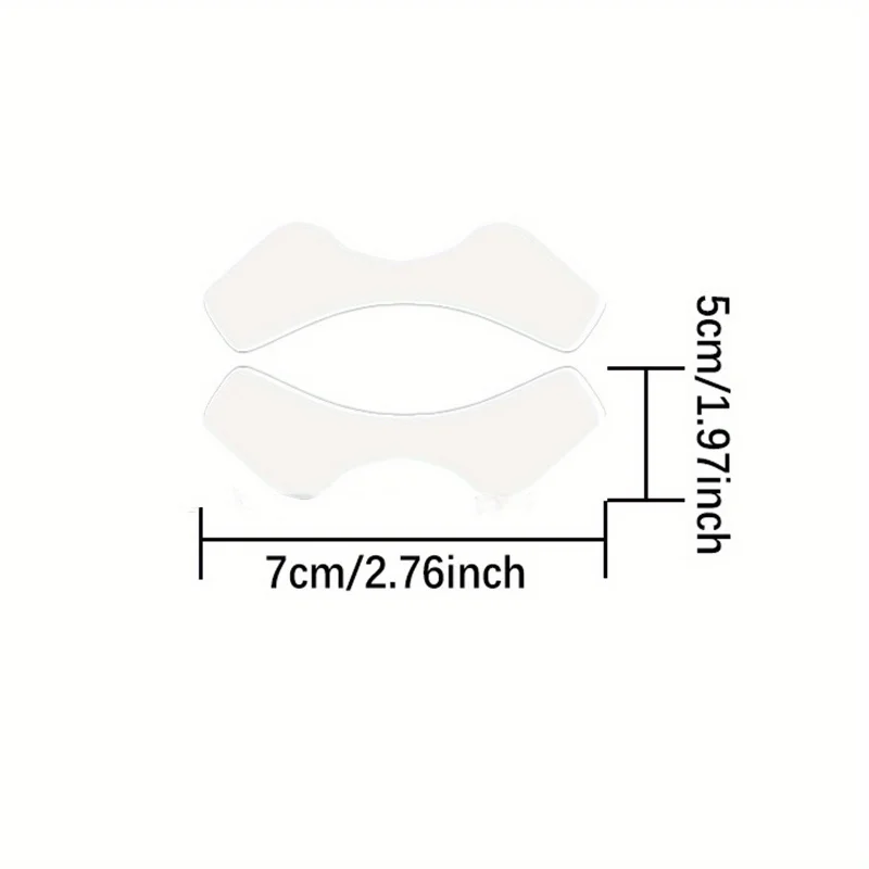1 paio di cerotti liscianti per le rughe delle labbra notturne - Trattamento viso a linee sottili senza profumo per tutti i tipi di beige chiaro
