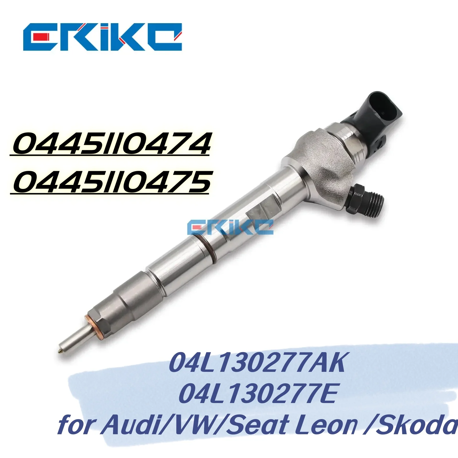 

0445110474 0445110475 Diesel Part Injection 0 445 110 474 Fuel Common Rail Injector for Audi VW Seat Leon Skoda 04L130277AK