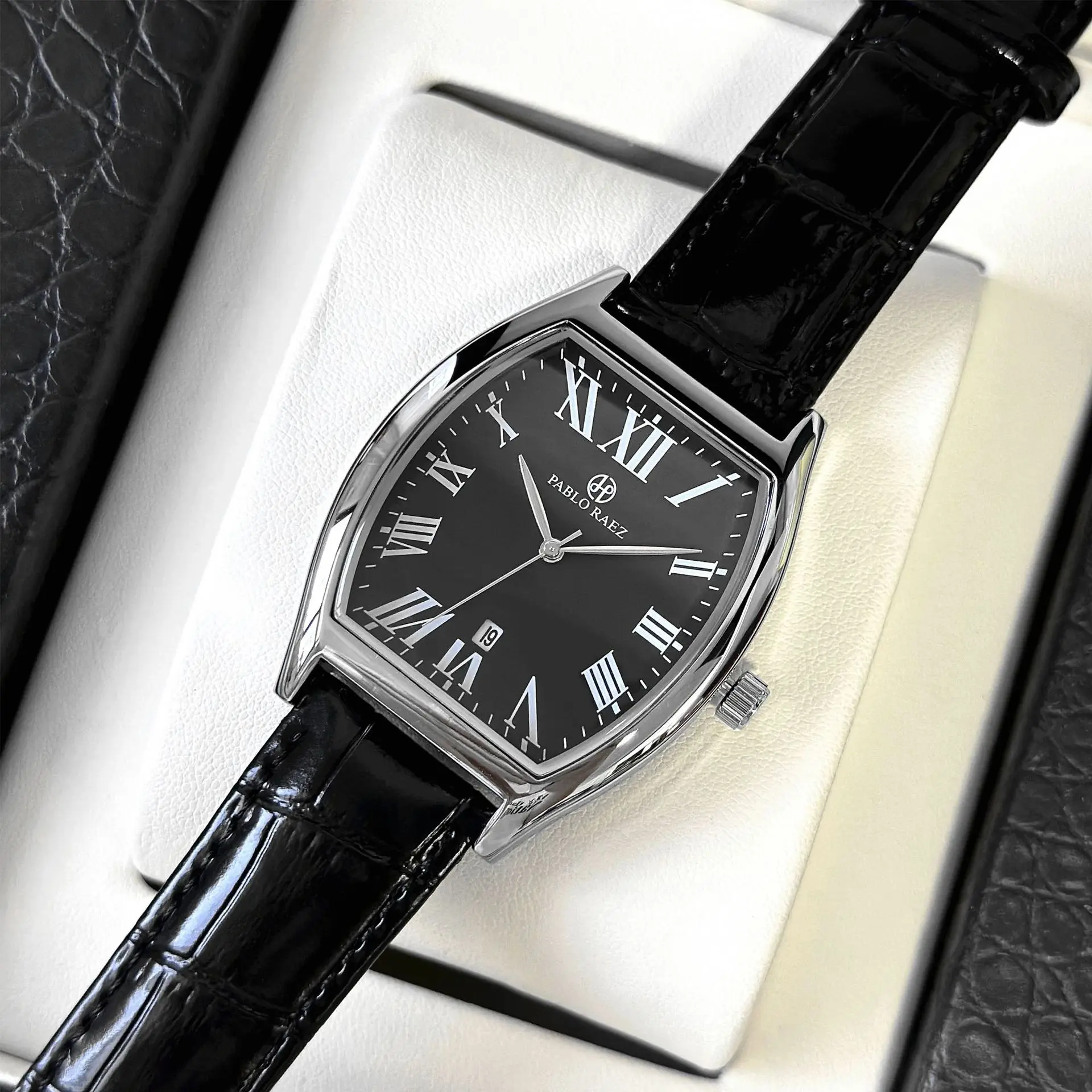 ZH104 Trendy Men watch, calendars, waterproof stainless steel, business quartz watches, leisure clocks, gifts，watches for man