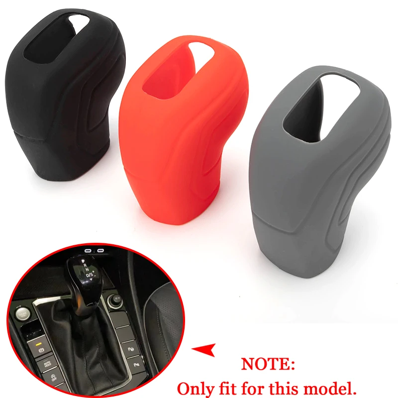 

Car Silicone Gear Shift Knob Cover Gear Shift Non Slip Automobiles Gear Shift For Volkswagen POLO Jetta T-CROSS Passat Accessory