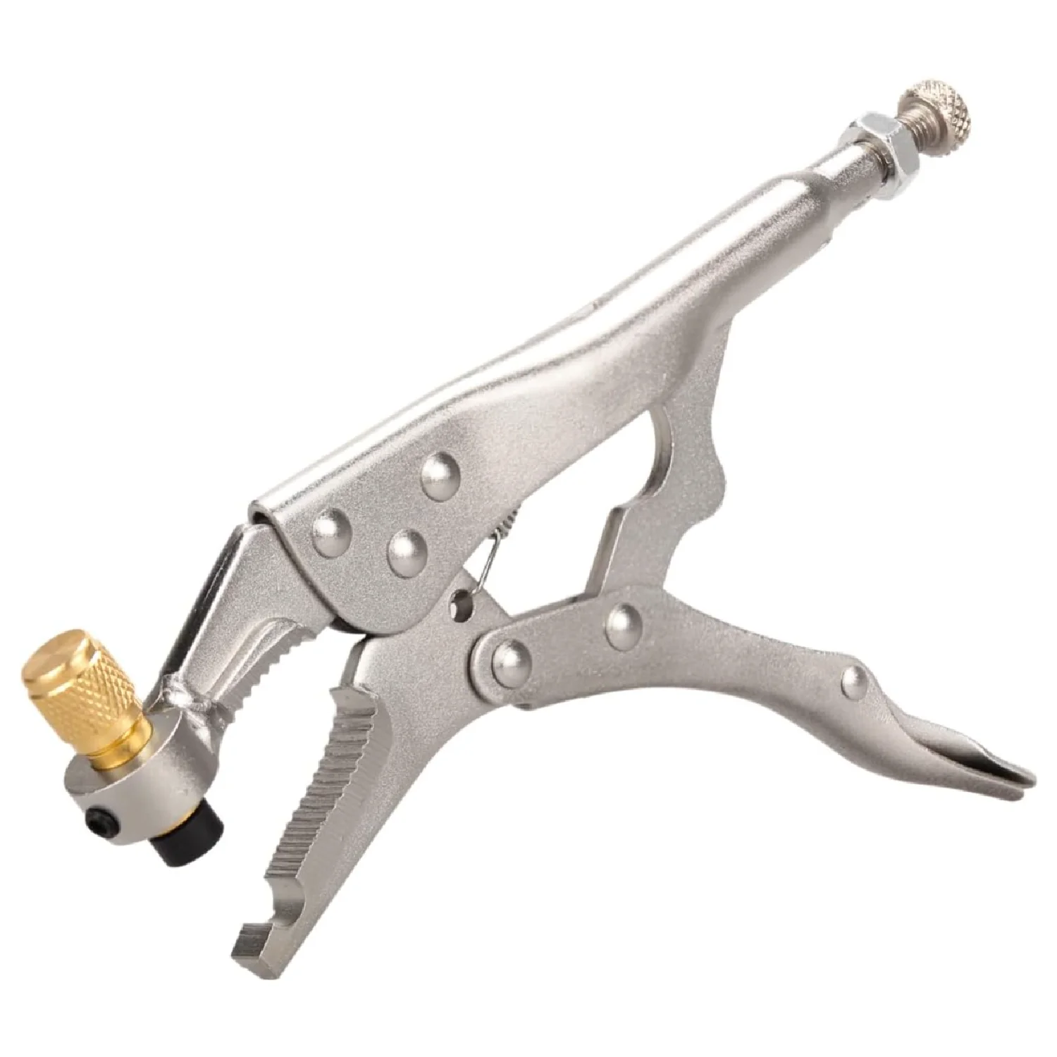 Professional Refrigerant Recovery Plier Refrigeration Piercing Puncture Tool for Automotive Air Conditioner Copper Pipe