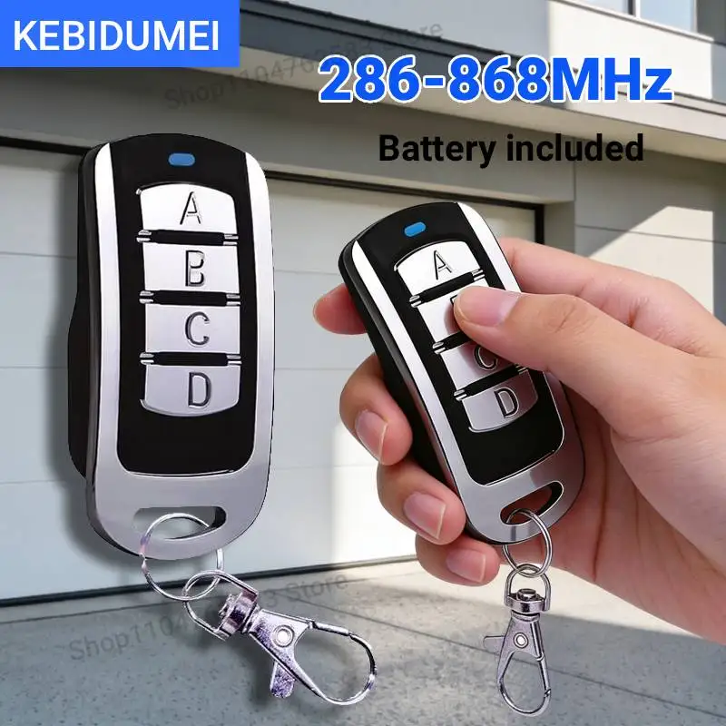 KEBIDUMEI Multi-Frequency 286MHz-868MHz RF Remote Control Duplicator 433MHz Grabber Clone Gate Key Fob Command Hand Transmitter