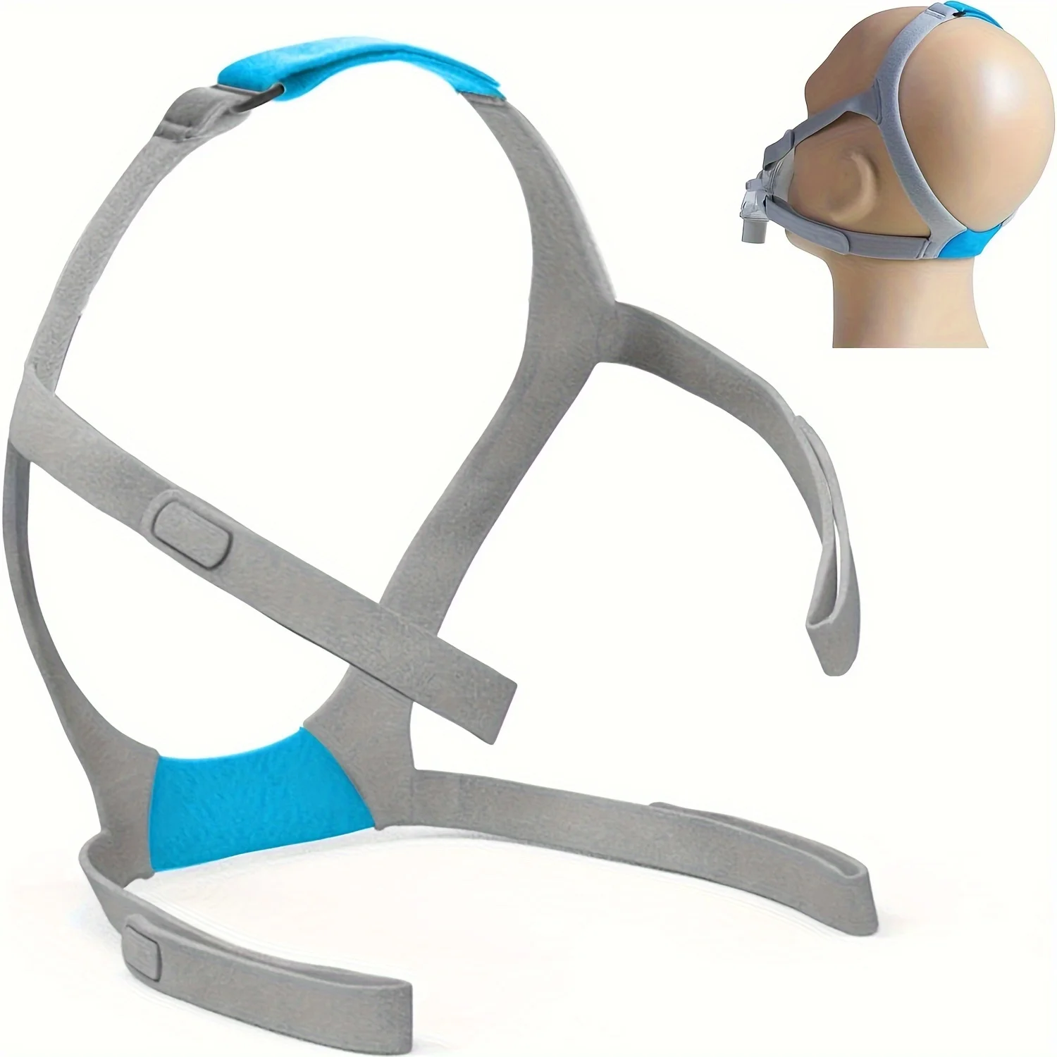 

Adjustable CPAP Headgear Straps for F30 Full Face Mask - Comfortable, Breathable Fabric Replacement Headband