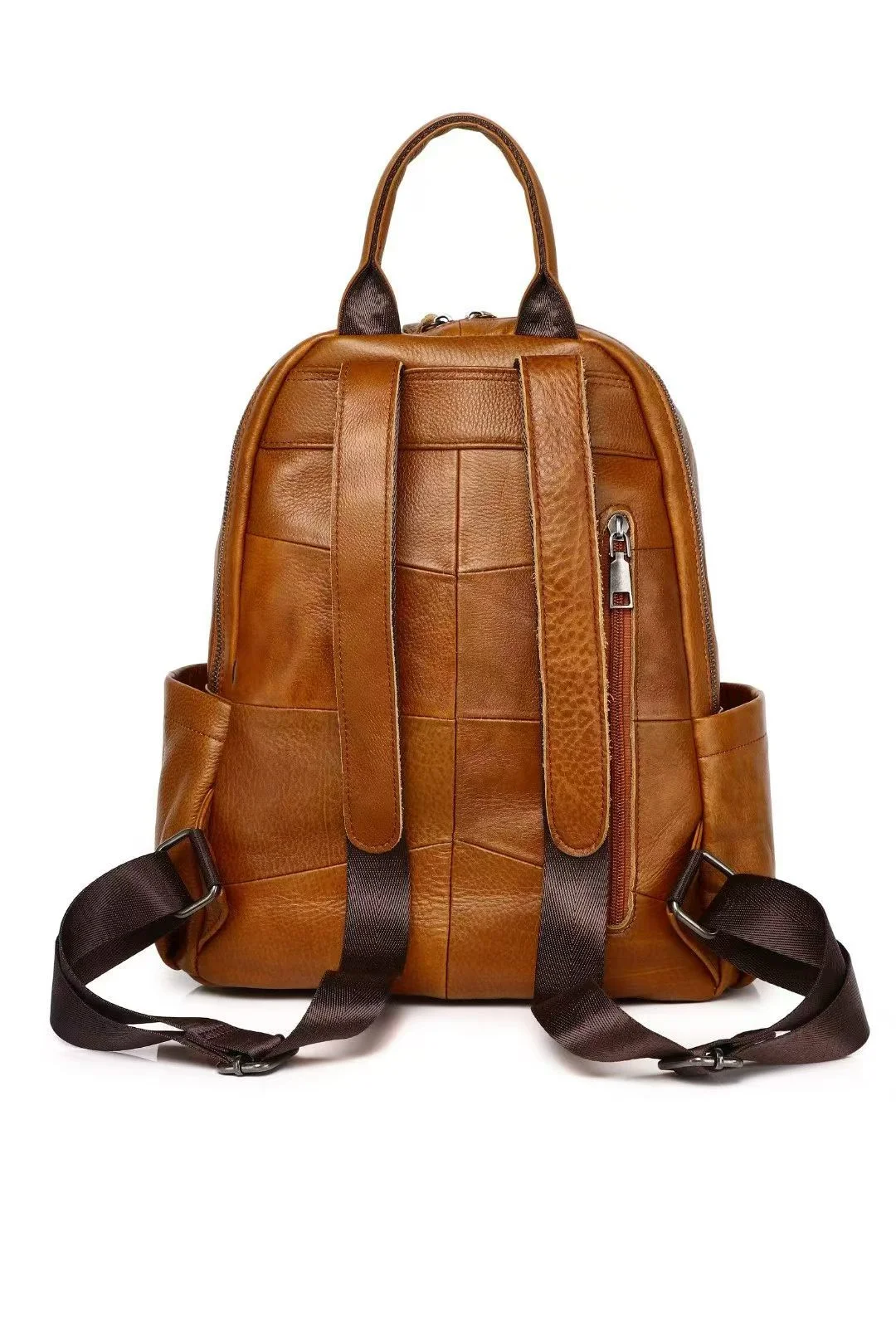 Vintage Genuine Leather Backpack Woman Real Cow Leather Tote Bags For Ladies Fashion Cowhide Shoulder Bag 2026 New